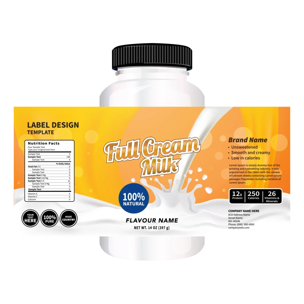 label design packaging in India
