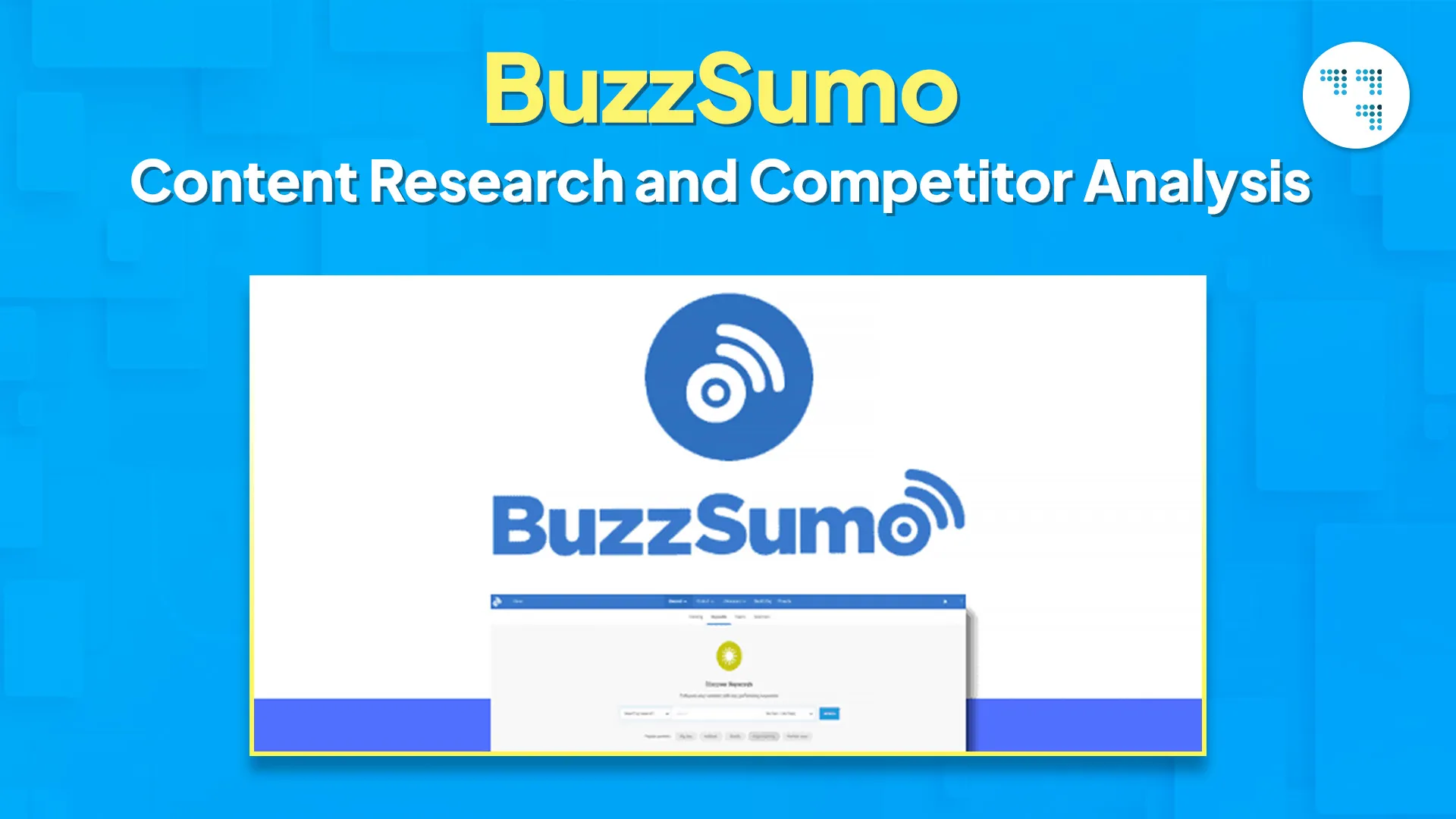 BuzzSumo – Content Research and Competitor Analysis