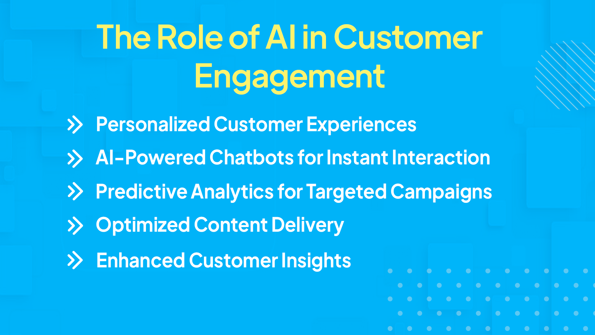 The Role of AI in Customer Engagement