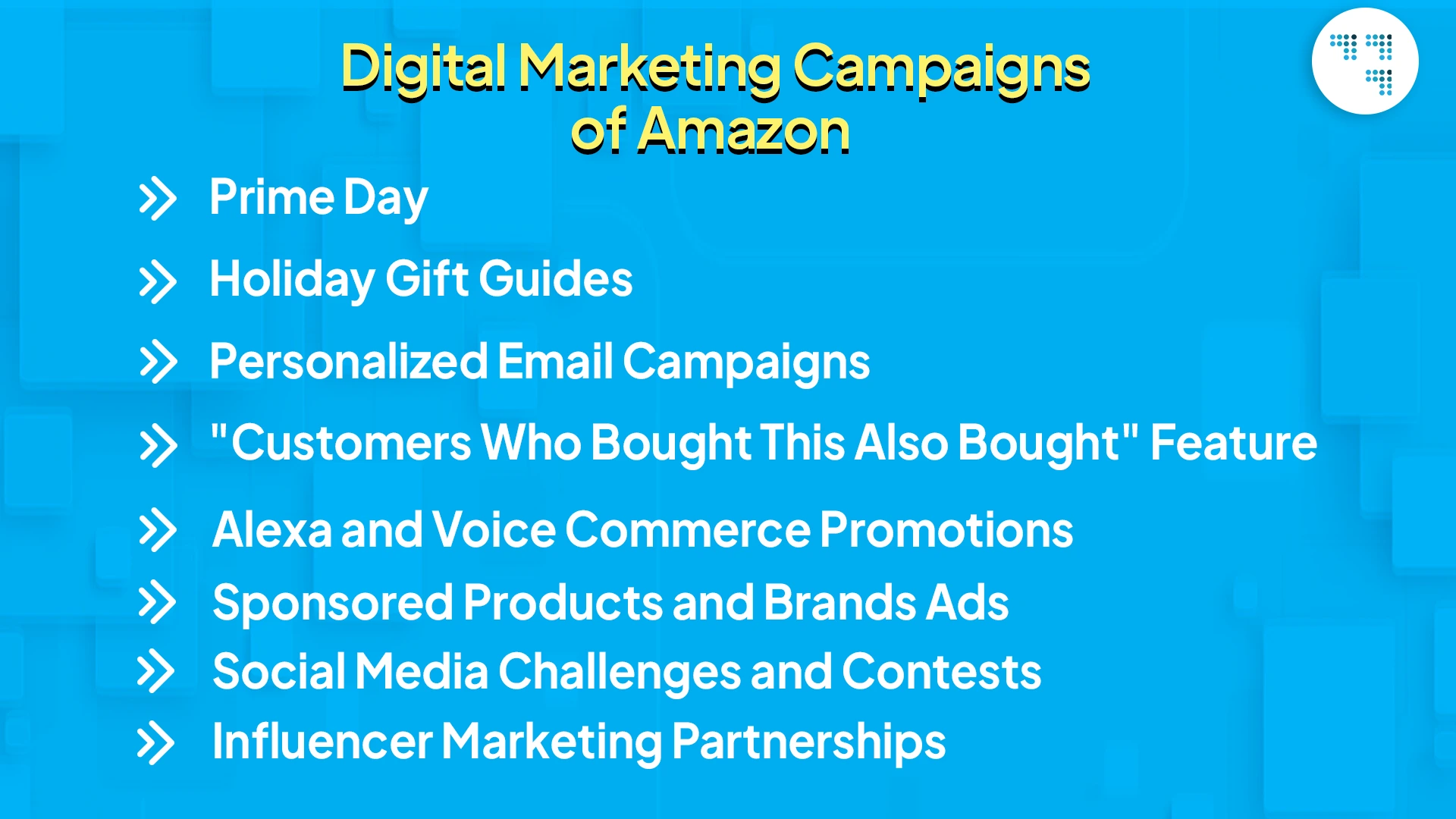 Digital Marketing Campaigns of Amazon