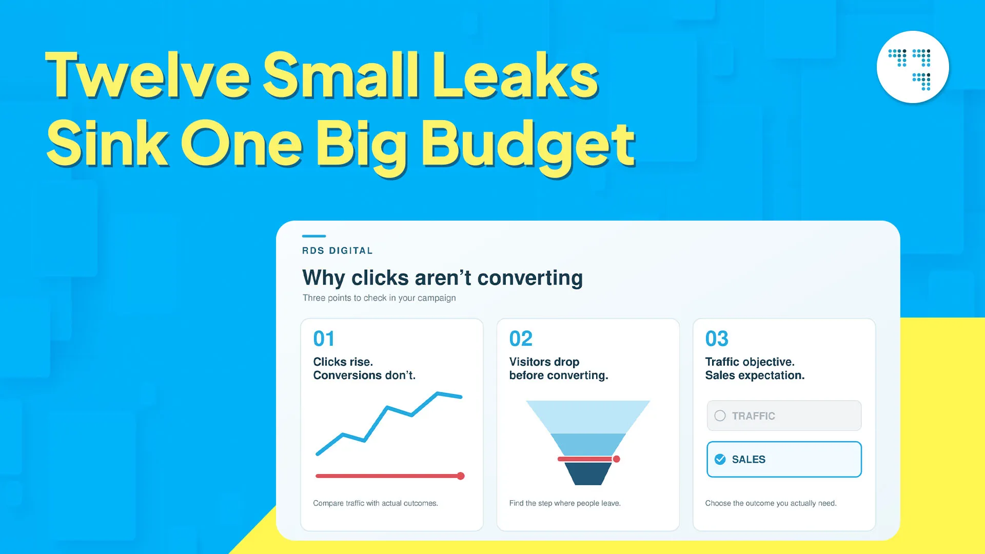 Twelve Small Leaks Sink One Big Budget