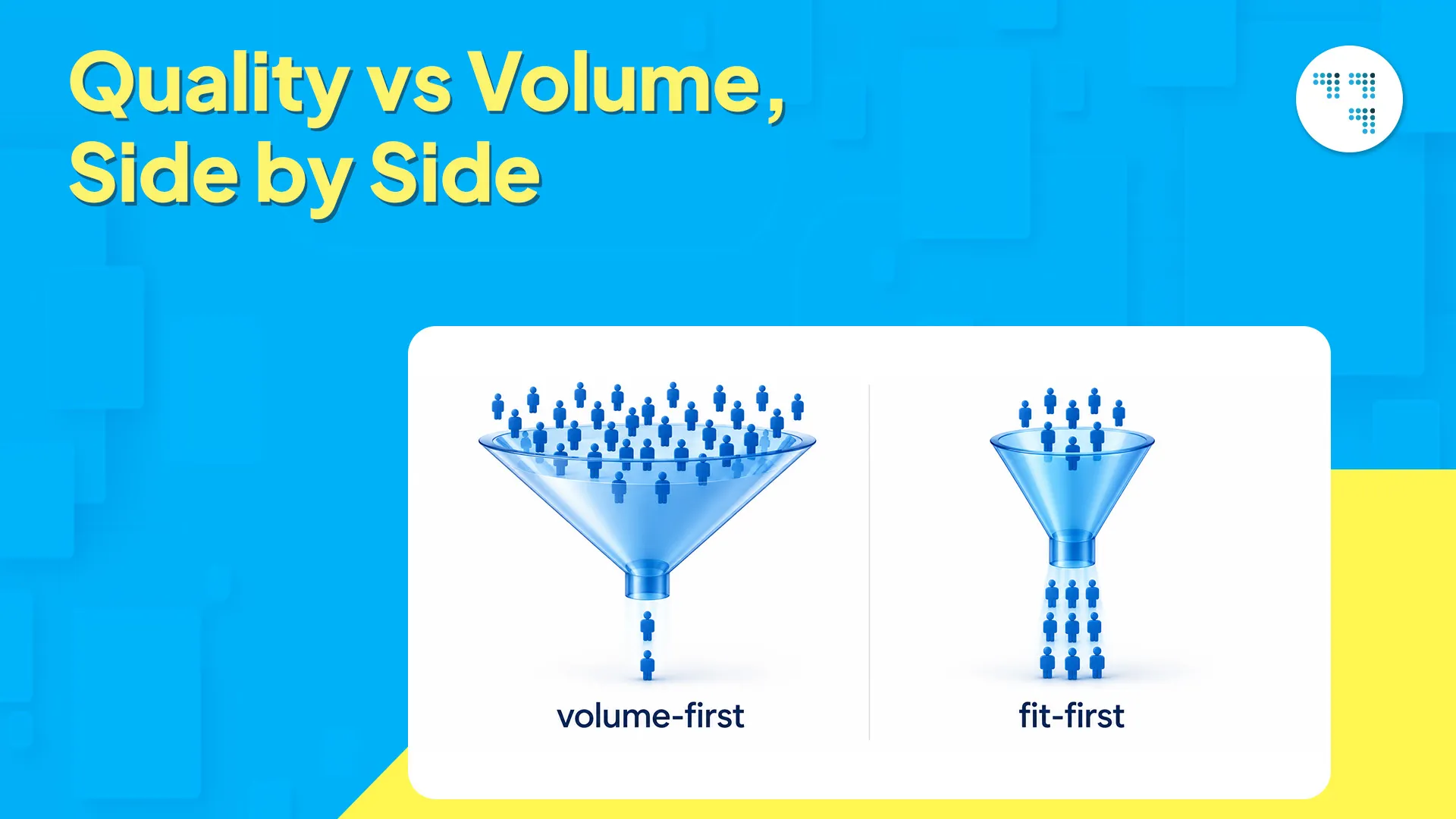 Quality vs Volume, Side by Side